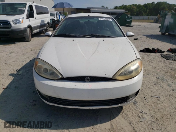 2002 Mercury Cougar z VIN 1ZWFT61L425621799, wystawiony jako Copart lot #54654305 z przebiegiem 159 209 mil mil oraz Szkoda całkowita • Salvage title. Historia ofert i sprzedaży dostępna na DreamBid. Obrazek 5.