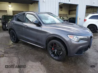 2021 Alfa Romeo Stelvio Ti z VIN ZASPAKBN0M7D11271, wystawiony jako Copart lot #42607935 z przebiegiem 47 796 mil mil oraz Szkoda całkowita • Salvage title. Historia ofert i sprzedaży dostępna na DreamBid. Obrazek 4.