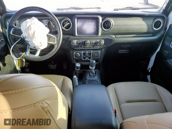 2019 Jeep Wrangler Unlimited Sahara z VIN 1C4HJXEG8KW527198, wystawiony jako Copart lot #60043115 z przebiegiem Nie podano mil oraz Szkoda całkowita • Salvage title. Historia ofert i sprzedaży dostępna na DreamBid. Obrazek 8.