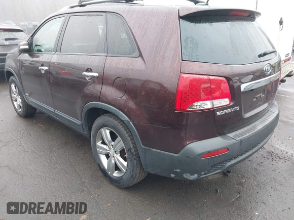 2012 Kia Sorento EX with VIN 5XYKUCA66CG254716, listed as a IAAI auction lot 41928495 with 143,938 mi miles. Bid and sale history available at carsss.com. Image 3.