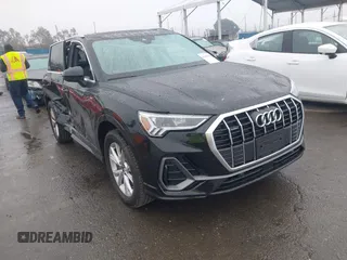 2024 Audi Q3 S line Premium with VIN WA1DECF37R1074877, listed as a IAAI auction lot 41495818 with 4,529 mi miles. Bid and sale history available at carsss.com. Image 1.