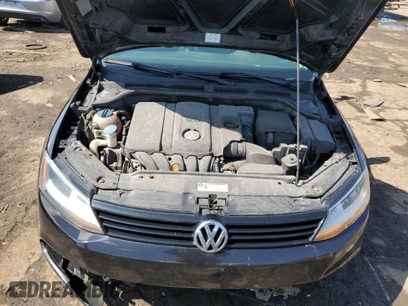 2012 Volkswagen Jetta SE with VIN 3VWDP7AJ4CM346564, listed as a Copart auction lot 52766775 with 157,384 mi miles and Salvage title. Bid and sale history available at DreamBid. Image 11.