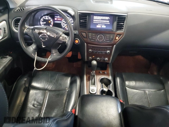 2017 Nissan Pathfinder Platinum with VIN 5N1DR2MM8HC910274, listed as a Copart auction lot 61446335 with 109,094 mi miles and Clean title. Bid and sale history available at DreamBid. Image 8.