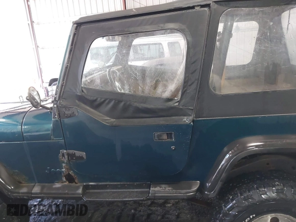 1995 Jeep Wrangler S with VIN 1J4FY19P0SP262341, listed as a IAAI auction lot 41672136 with 161,979 mi miles. Bid and sale history available at carsss.com. Image 14.