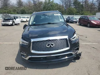 2020 Infiniti QX80 LUXE with VIN JN8AZ2NE5L9253877, listed as a Copart auction lot 65412734 with 53,987 mi miles and Salvage Title. Bid and sale history available at carsss.com. Image 5.