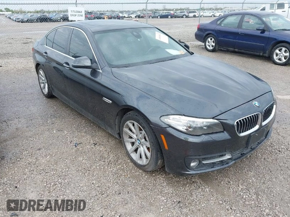 2015 BMW 5 Series 535i xDrive with VIN WBA5B3C59FD545279, listed as a IAAI auction lot 41810032 with 122,936 mi miles. Bid and sale history available at carsss.com. Image 1.