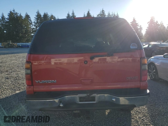 2001 GMC Yukon SLT with VIN 1GKEK13T11R157503, listed as a Copart auction lot 73801274 with 0 mi miles and Salvage Title. Bid and sale history available at carsss.com. Image 6.