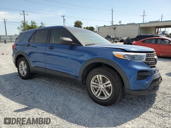 2022 Ford Explorer with VIN 1FMSK8BH8NGB59959, listed as a Copart auction lot 64299215 with 28,539 mi miles and Clean title. Bid and sale history available at DreamBid. Image 4.