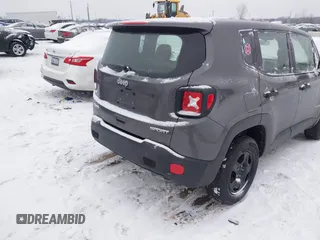 2018 Jeep Renegade Sport with VIN ZACCJBAH6JPH18366, listed as a IAAI auction lot 41345946 with 69,709 mi miles and . Bid and sale history available at DreamBid. Image 4.