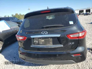 2013 Infiniti JX35 with VIN 5N1AL0MN7DC325679, listed as a Copart auction lot 76541924 with 249,455 mi miles and Salvage Title. Bid and sale history available at carsss.com. Image 6.