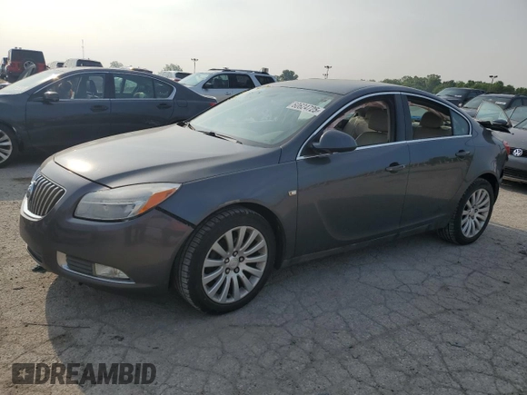 2011 Buick Regal CXL RL1 with VIN W04GN5EC2B1004266, listed as a Copart auction lot 60624725 with 139,906 mi miles and Salvage title. Bid and sale history available at DreamBid. Image 1.
