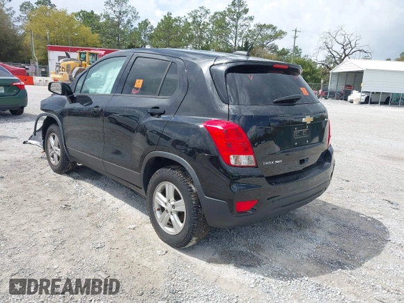 2019 Chevrolet Trax LS with VIN 3GNCJNSB2KL304062, listed as a IAAI auction lot 41782450 with 1 mi miles. Bid and sale history available at carsss.com. Image 3.