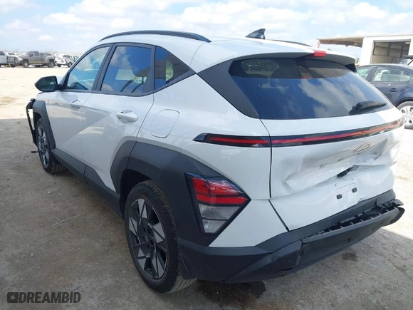2024 Hyundai Kona SEL with VIN KM8HC3AB3RU045687, listed as a IAAI auction lot 41503874 with 17,468 mi miles. Bid and sale history available at carsss.com. Image 3.