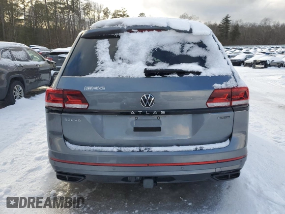 2023 Volkswagen Atlas SEL R-Line Black with VIN 1V2SR2CA3PC552727, listed as a Copart auction lot 42761695 with 31,063 mi miles and Salvage title. Bid and sale history available at DreamBid. Image 6.