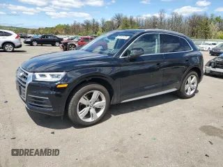 2018 Audi Q5 Premium Plus z VIN WA1BNAFYXJ2227905, wystawiony jako Copart lot #57161475 z przebiegiem 52 287 mil mil oraz Szkoda całkowita • Salvage title. Historia ofert i sprzedaży dostępna na DreamBid. Obrazek 1.