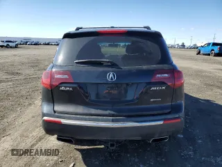 2010 Acura MDX with VIN 2HNYD2H29AH502540, listed as a Copart auction lot 48073355 with 185,389 mi miles and Salvage Title. Bid and sale history available at carsss.com. Image 6.
