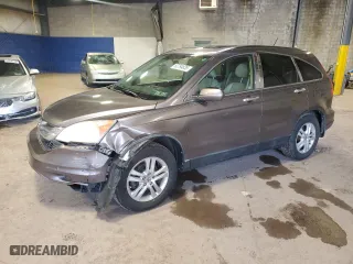 2011 Honda CR-V EX-L with VIN 5J6RE4H75BL090887, listed as a Copart auction lot 52794835 with 158,299 mi miles and Salvage Title. Bid and sale history available at carsss.com. Image 1.