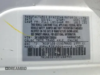 2021 Nissan Sentra SR with VIN 3N1AB8DV0MY288944, listed as a Copart auction lot 49735655 with 52,465 mi miles and Salvage Title. Bid and sale history available at carsss.com. Image 14.