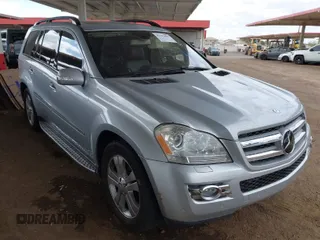 2007 Mercedes-Benz GL-Class with VIN 4JGBF71E97A280575, listed as a IAAI auction lot 41705492 with 176,711 mi miles. Bid and sale history available at carsss.com. Image 1.