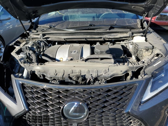 2022 Lexus RX 350 F Sport with VIN 2T2SZMDA3NC360820, listed as a Copart auction lot 87320574 with 48,899 mi miles and Salvage title. Bid and sale history available at DreamBid. Image 11.