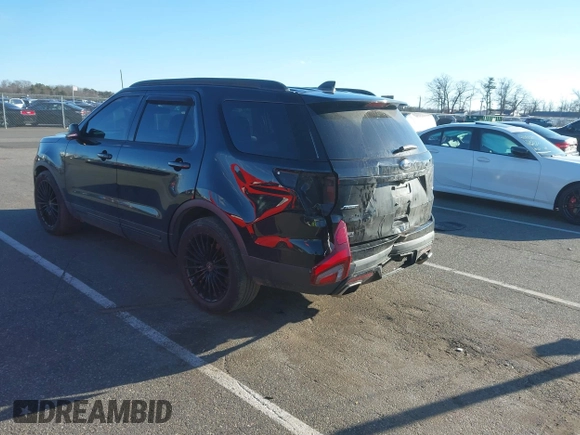 2017 Ford Explorer Sport with VIN 1FM5K8GT9HGA52532, listed as a IAAI auction lot 41607362 with 117,595 mi miles and . Bid and sale history available at carsss.com. Image 3.