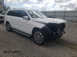 2018 Mercedes-Benz GLS with VIN 4JGDF6EE5JB116674, listed as a Copart auction lot 68156313 with 107,676 mi miles. Bid and sale history available at carsss.com. Image 4.