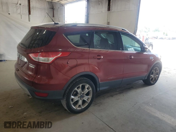 2015 Ford Escape Titanium with VIN 1FMCU0JX1FUB02997, listed as a Copart auction lot 63851825 with 132,778 mi miles and Clean title. Bid and sale history available at DreamBid. Image 3.