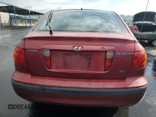 2002 Hyundai Elantra GT with VIN KMHDN55D52U068507, listed as a Copart auction lot 50656835 with 201,909 mi miles and Salvage title. Bid and sale history available at DreamBid. Image 6.