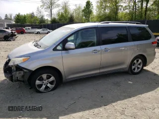 2013 Toyota Sienna LE AAS with VIN 5TDKK3DC9DS293036, listed as a Copart auction lot 54496525 with 73,260 mi miles and Salvage title. Bid and sale history available at DreamBid. Image 1.