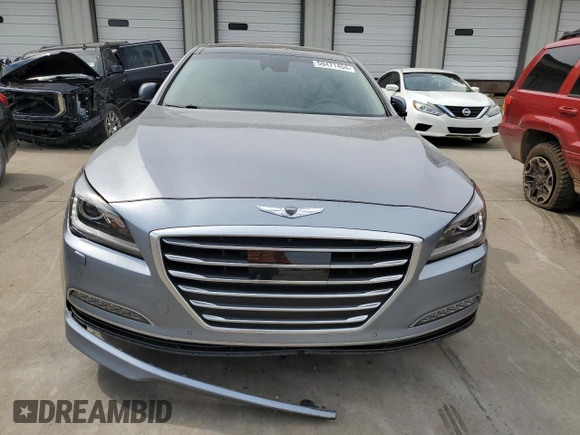 2017 Genesis G80 3.8L with VIN KMHGN4JE0HU201432, listed as a Copart auction lot 59471454 with 90,751 mi miles and Salvage Title. Bid and sale history available at carsss.com. Image 5.