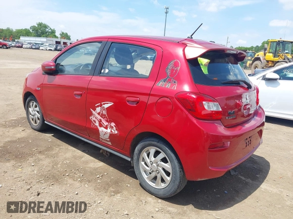 2018 Mitsubishi Mirage SE with VIN ML32A4HJ0JH004436, listed as a IAAI auction lot 42297251 with 105,442 mi miles and . Bid and sale history available at DreamBid. Image 3.