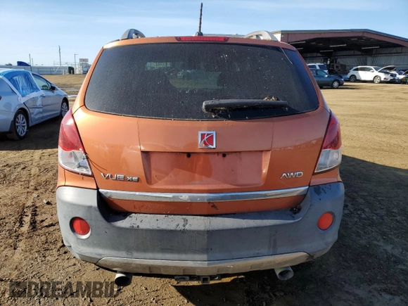 2008 Saturn VUE XE with VIN 3GSDL43N78S597342, listed as a Copart auction lot 48883395 with 185,827 mi miles and Salvage Title. Bid and sale history available at DreamBid. Image 6.