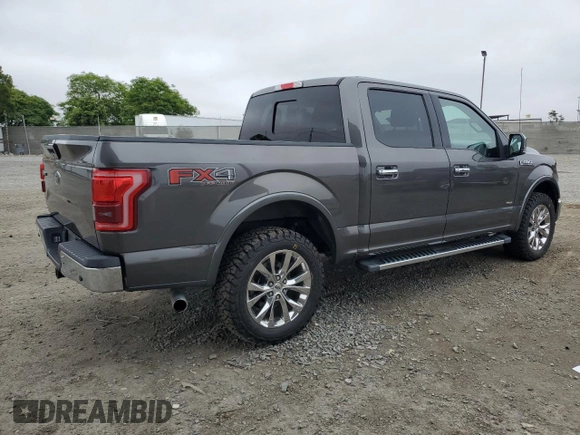 2017 Ford F-150 XL with VIN 1FTEW1EG2HKC06484, listed as a Copart auction lot 60051635 with 115,425 mi miles and Salvage title. Bid and sale history available at DreamBid. Image 3.