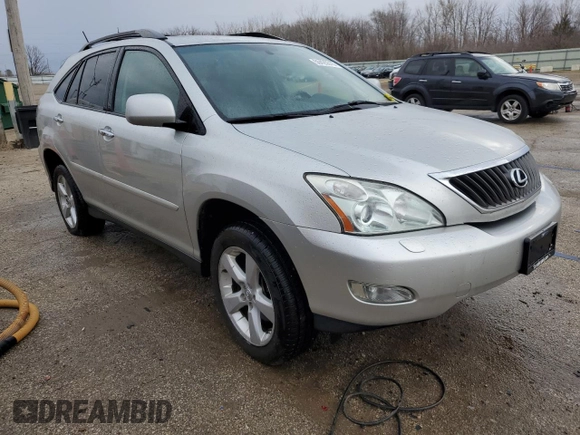 2008 Lexus RX with VIN 2T2HK31UX8C067962, listed as a Copart auction lot 50425515 with 208,846 mi miles and Salvage Title. Bid and sale history available at carsss.com. Image 4.