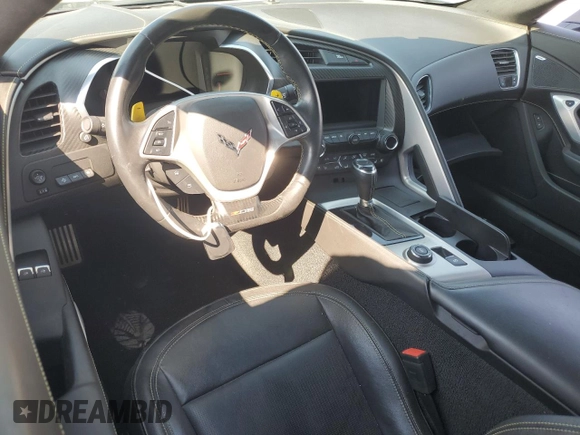 2019 Chevrolet Corvette Z06 3LZ with VIN 1G1YU2D66K5602899, listed as a Copart auction lot 70591644 with 0 mi miles and Salvage Title. Bid and sale history available at carsss.com. Image 8.