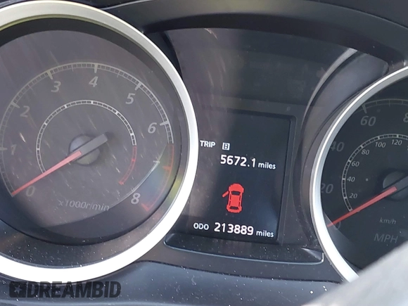 2011 Mitsubishi Lancer GTS with VIN JA32U8FW3BU030708, listed as a IAAI auction lot 41826170 with 213,889 mi miles. Bid and sale history available at carsss.com. Image 15.