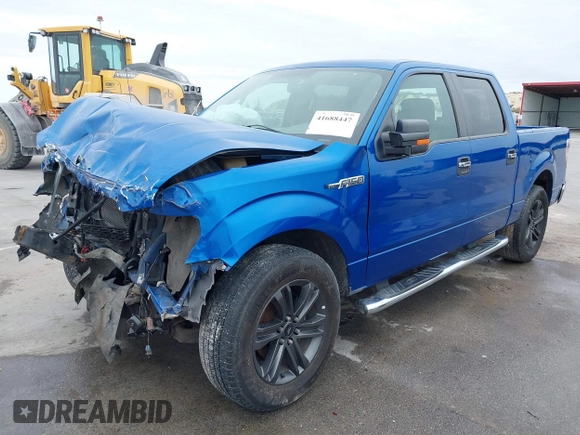 2012 Ford F-150 XL with VIN 1FTEW1CM1CKD51940, listed as a IAAI auction lot 41688447 with 1 mi miles. Bid and sale history available at carsss.com. Image 2.