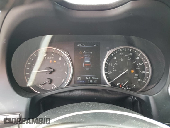2018 Infiniti Q50 Luxe with VIN JN1EV7AP4JM352281, listed as a Copart auction lot 62262735 with 148,158 mi miles and Salvage title. Bid and sale history available at DreamBid. Image 9.