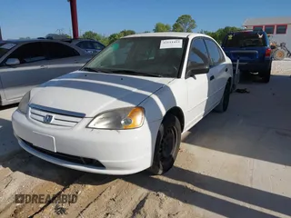 2003 Honda Civic LX with VIN 2HGES16513H517530, listed as a IAAI auction lot 42111453 with 216,814 mi miles. Bid and sale history available at carsss.com. Image 2.