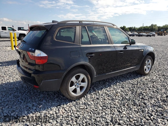 2008 BMW X3 3.0si with VIN WBXPC93468WJ24083, listed as a Copart auction lot 53371395 with 133,518 mi miles and Clean Title. Bid and sale history available at carsss.com. Image 3.