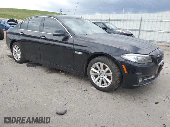 2015 BMW 5 Series 528i xDrive with VIN WBA5A7C50FD626942, listed as a Copart auction lot 60489775 with 95,375 mi miles and Clean title. Bid and sale history available at DreamBid. Image 4.