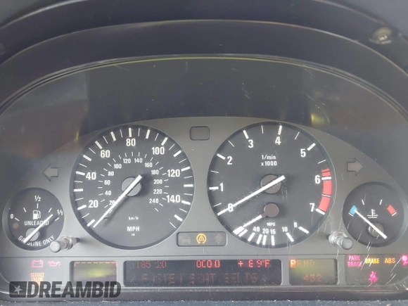 2000 BMW 7 Series 740iL with VIN WBAGH8340YDP17276, listed as a IAAI auction lot 42409461 with 185,220 mi miles and . Bid and sale history available at DreamBid. Image 7.