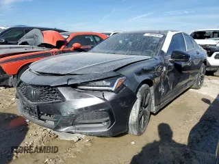 2021 Acura TLX w/A-Spec Package with VIN 19UUB6F59MA000422, listed as a Copart auction lot 88978295 with 65,793 mi miles and Clean Title. Bid and sale history available at carsss.com. Image 1.