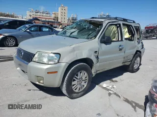 2005 Mercury Mariner Luxury z VIN 4M2CU56125DJ17538, wystawiony jako Copart lot #46948345 z przebiegiem 158 277 mil mil oraz Szkody całkowita. Historia ofert i sprzedaży dostępna na DreamBid. Obrazek 1.