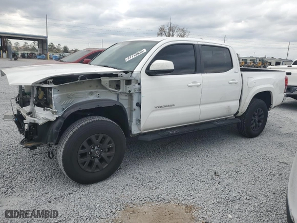 2020 Toyota Tacoma 2WD SR5 with VIN 3TMAZ5CN4LM130265, listed as a Copart auction lot 44113935 with NaN miles and Salvage Title. Bid and sale history available at carsss.com. Image 1.