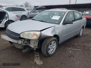 2005 Chevrolet Malibu LS with VIN 1G1ZT52855F245081, listed as a IAAI auction lot 41656185 with 156,782 mi miles. Bid and sale history available at carsss.com. Image 2.