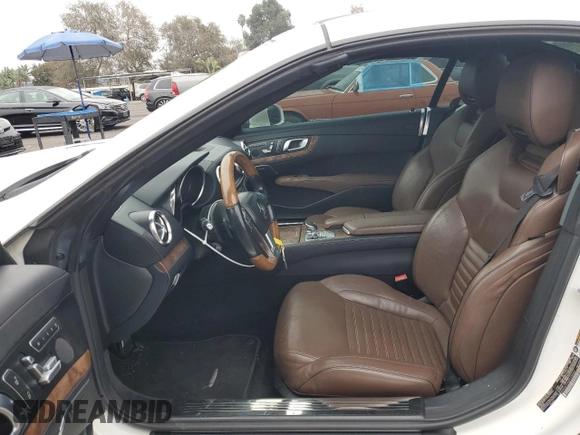 2015 Mercedes-Benz SL 550 with VIN WDDJK7DA3FF036660, listed as a Copart auction lot 85599904 with 55,383 mi miles and Salvage title. Bid and sale history available at DreamBid. Image 7.