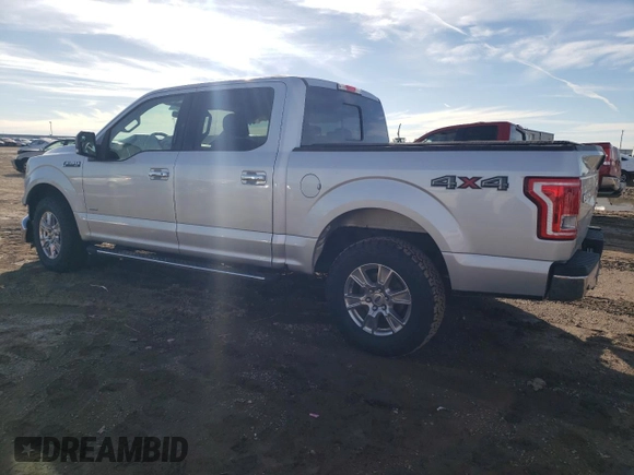 2017 Ford F-150 XL with VIN 1FTEW1EP8HKC35164, listed as a Copart auction lot 40197354 with 127,259 mi miles and Salvage title. Bid and sale history available at DreamBid. Image 2.
