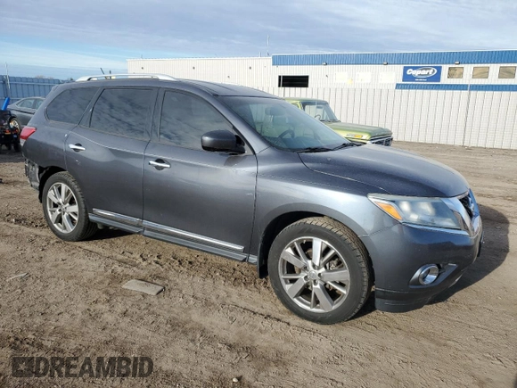 2013 Nissan Pathfinder SL with VIN 5N1AR2MM7DC666842, listed as a Copart auction lot 49865505 with 125,748 mi miles and Salvage Title. Bid and sale history available at carsss.com. Image 4.