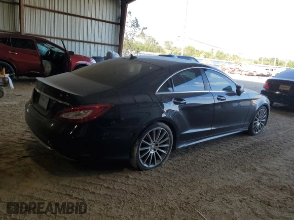 2016 Mercedes-Benz CLS with VIN WDDLJ6FB8GA159414, listed as a Copart auction lot 74836984 with 132,379 mi miles and Salvage Title. Bid and sale history available at carsss.com. Image 3.